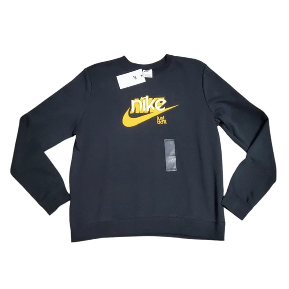 NWT Nike Women's Sportswear Club Graphic Sweatshirt L - Picture 2 of 7